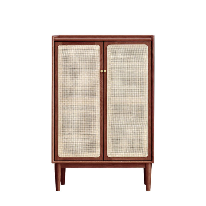 Wally rattan shoe cabinet