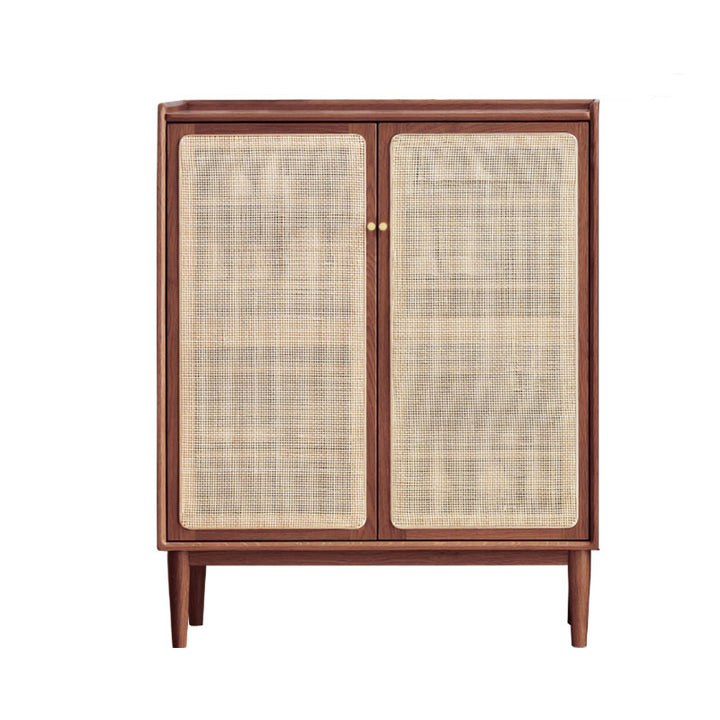 Wally rattan shoe cabinet