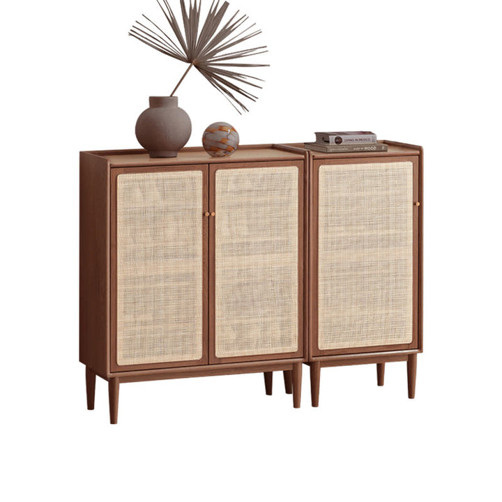 Wally rattan shoe cabinet