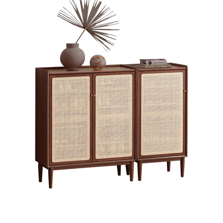 Wally rattan shoe cabinet